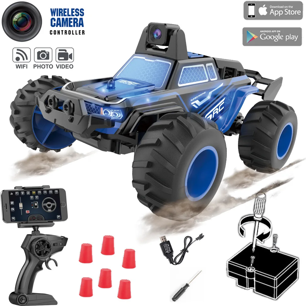 2.4G High Speed Mini RC HD Wifi Photo Video Electric Lighting Music Climbing Car Off-road Vehicle Model Children's Toy Gift
2.4G High Speed Mini RC HD Wifi Photo Video Electric Lighting Music Climbing Car Off-road Vehicle Model Children's Toy Gift