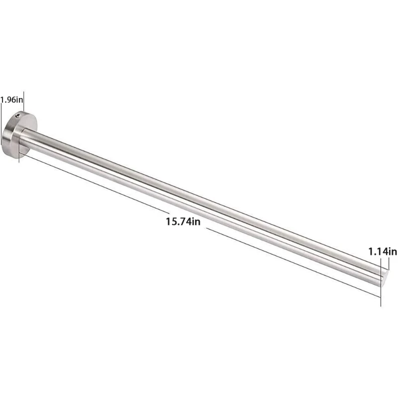 Brushed Stainless Steel Towel Rail 40 cm Bathroom Towel Rail Wall-Mounted
Brushed Stainless Steel Towel Rail 40 cm Bathroom Towel Rail Wall-Mounted