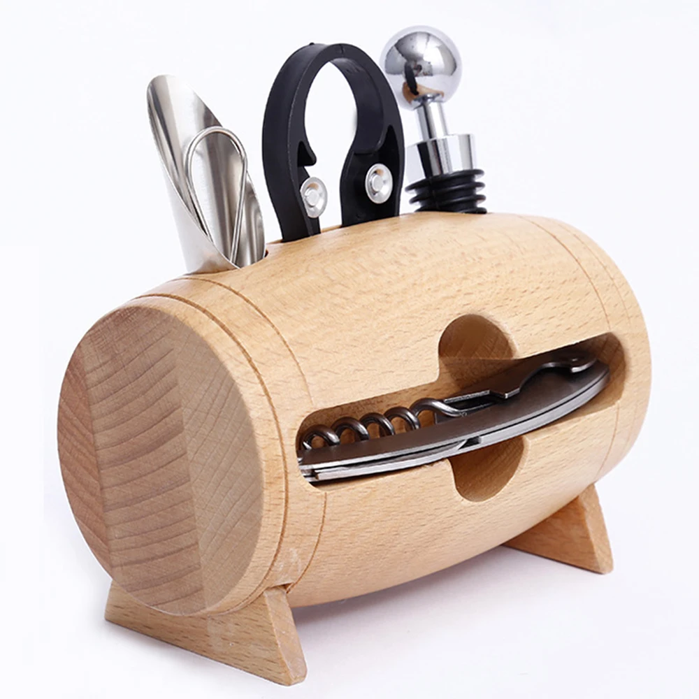 New Arrival Wine Tools Sets with Bottle Opener Wine stopper Wine Accessory Kit Gifts for Wine Tools the Best Gifts for Friends
New Arrival Wine Tools Sets with Bottle Opener Wine stopper Wine Accessory Kit Gifts for Wine Tools the Best Gifts for Friends