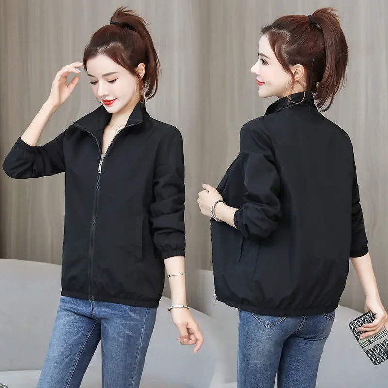 Women Solid Color Jackets New Coat Women Fashion Casual Style Full Sleeve Spring And Autumn Jacket
Women Solid Color Jackets New Coat Women Fashion Casual Style Full Sleeve Spring And Autumn Jacket