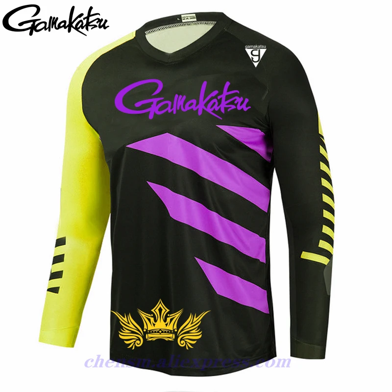 2021 Summer New Gamakatsu Cycling Long Sleeve Fishing Shirt Quick Dry Fishing Clothing Anti-UV Sunscreen Fishing Jerseys
2021 Summer New Gamakatsu Cycling Long Sleeve Fishing Shirt Quick Dry Fishing Clothing Anti-UV Sunscreen Fishing Jerseys