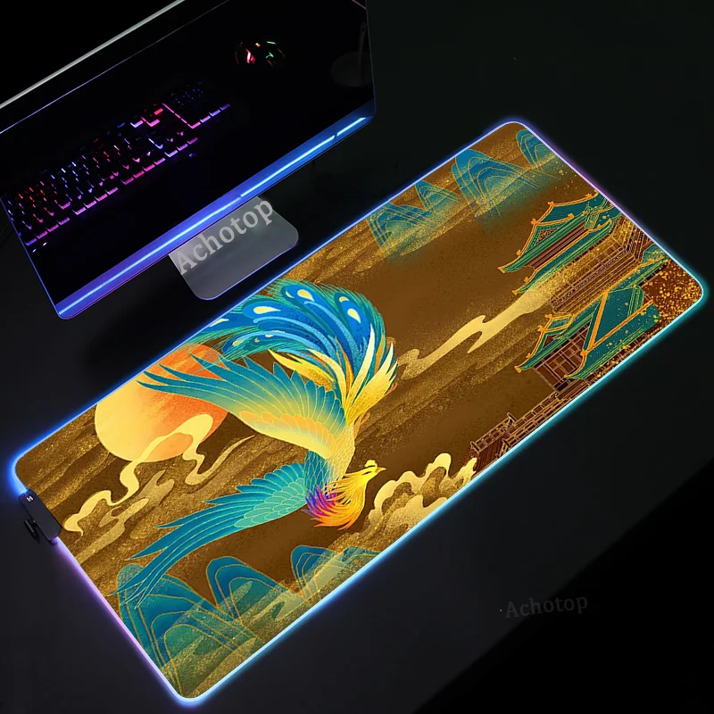 Chinese Style Anime Mouse Pad RGB Large Gaming Writing Desk Mats Led Light Keyboard Mousepad PC Computer Gamer 900x400 Desk Pads
Chinese Style Anime Mouse Pad RGB Large Gaming Writing Desk Mats Led Light Keyboard Mousepad PC Computer Gamer 900x400 Desk Pads