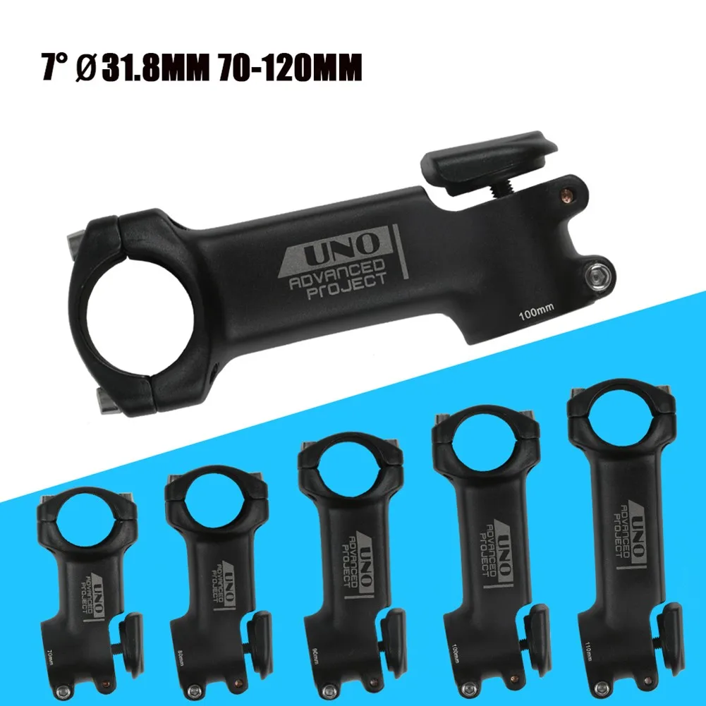 Bicycle Lightweight Stem 7° Angle 31.8mm For UNO MTB Road Bike Riser Stem Aluminum Alloy Material Black Matte Cycling Accessory
Bicycle Lightweight Stem 7° Angle 31.8mm For UNO MTB Road Bike Riser Stem Aluminum Alloy Material Black Matte Cycling Accessory