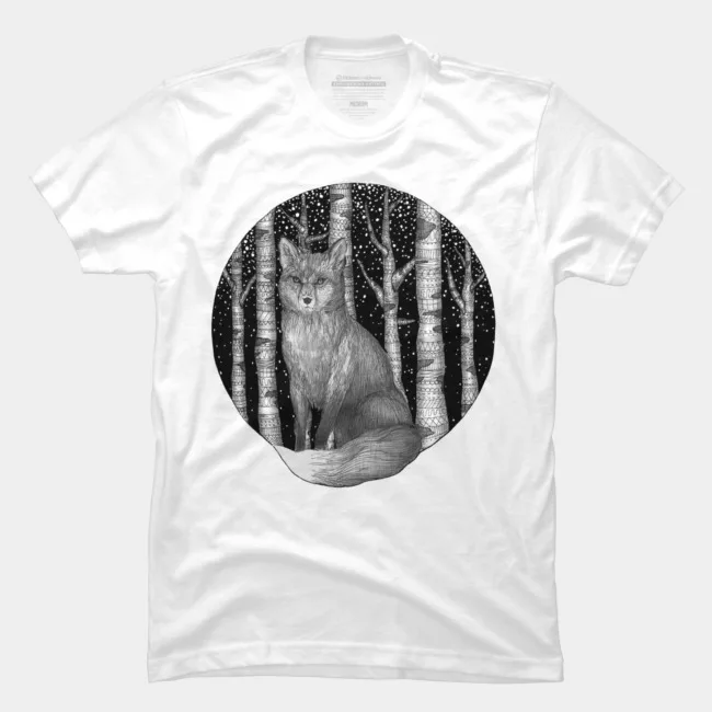 Summer Fashion Printed men's T-shirt 100% Cotton Fox And Forest Unique Creative Short Sleeve Graphics
Summer Fashion Printed men's T-shirt 100% Cotton Fox And Forest Unique Creative Short Sleeve Graphics