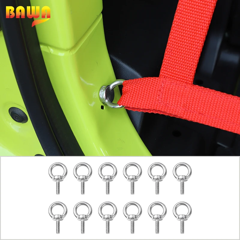 BAWA Stainless Steel Car Round Hole Screw Accessories For Suzuki Jimny 2019 2020 2021
BAWA Stainless Steel Car Round Hole Screw Accessories For Suzuki Jimny 2019 2020 2021