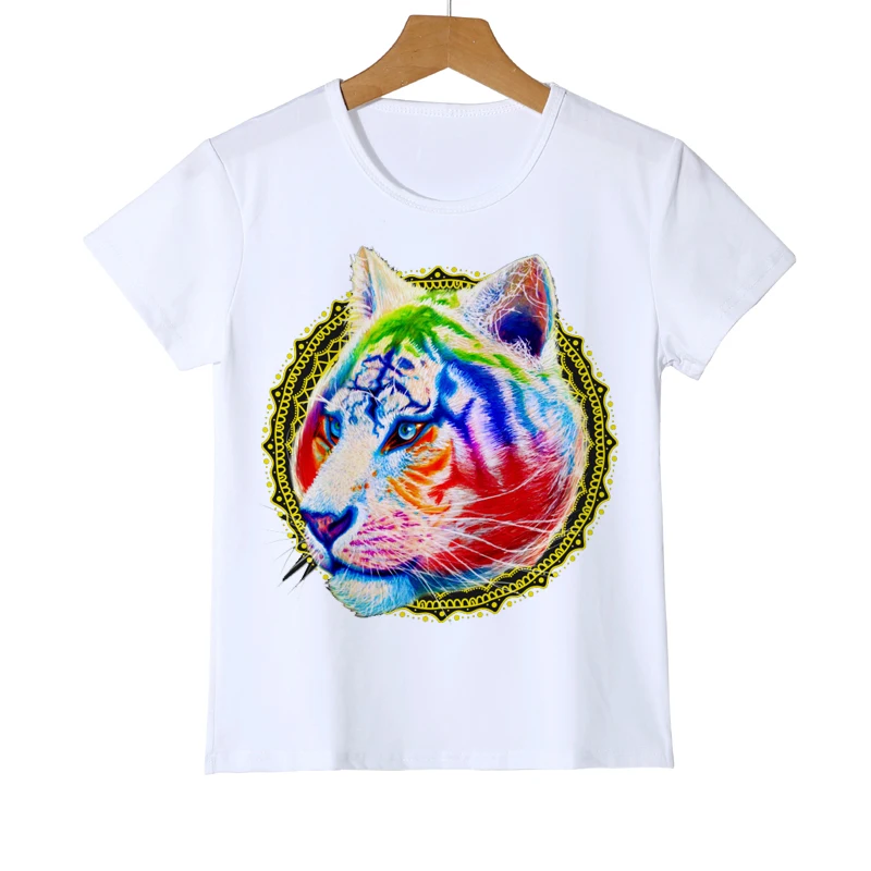 2020 Girl Tops Color Printing Tiger T shirt kid baby brand clothing animal Boys/Girls T-shirt child top quality Cool Tees Z33-3
2020 Girl Tops Color Printing Tiger T shirt kid baby brand clothing animal Boys/Girls T-shirt child top quality Cool Tees Z33-3