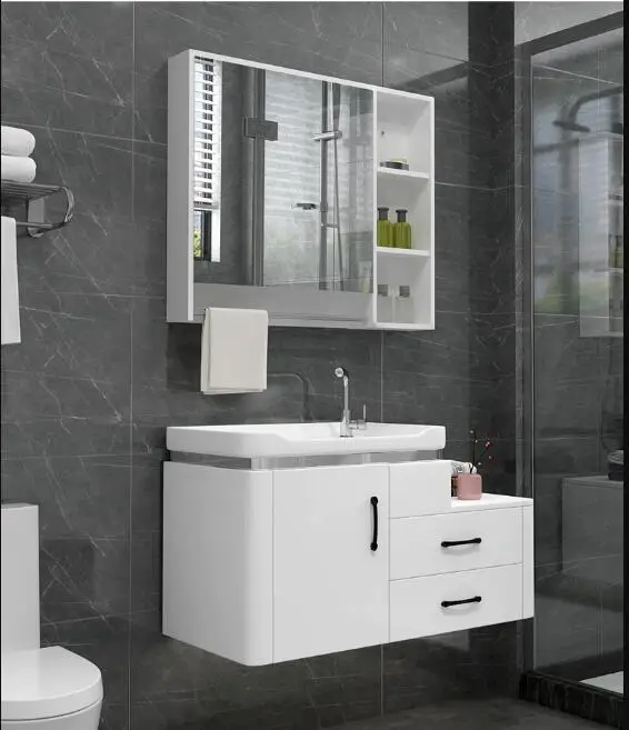 Bathroom smart bathroom cabinet combination Modern minimalist small-sized washbasin sink washstand bathroom set
Bathroom smart bathroom cabinet combination Modern minimalist small-sized washbasin sink washstand bathroom set