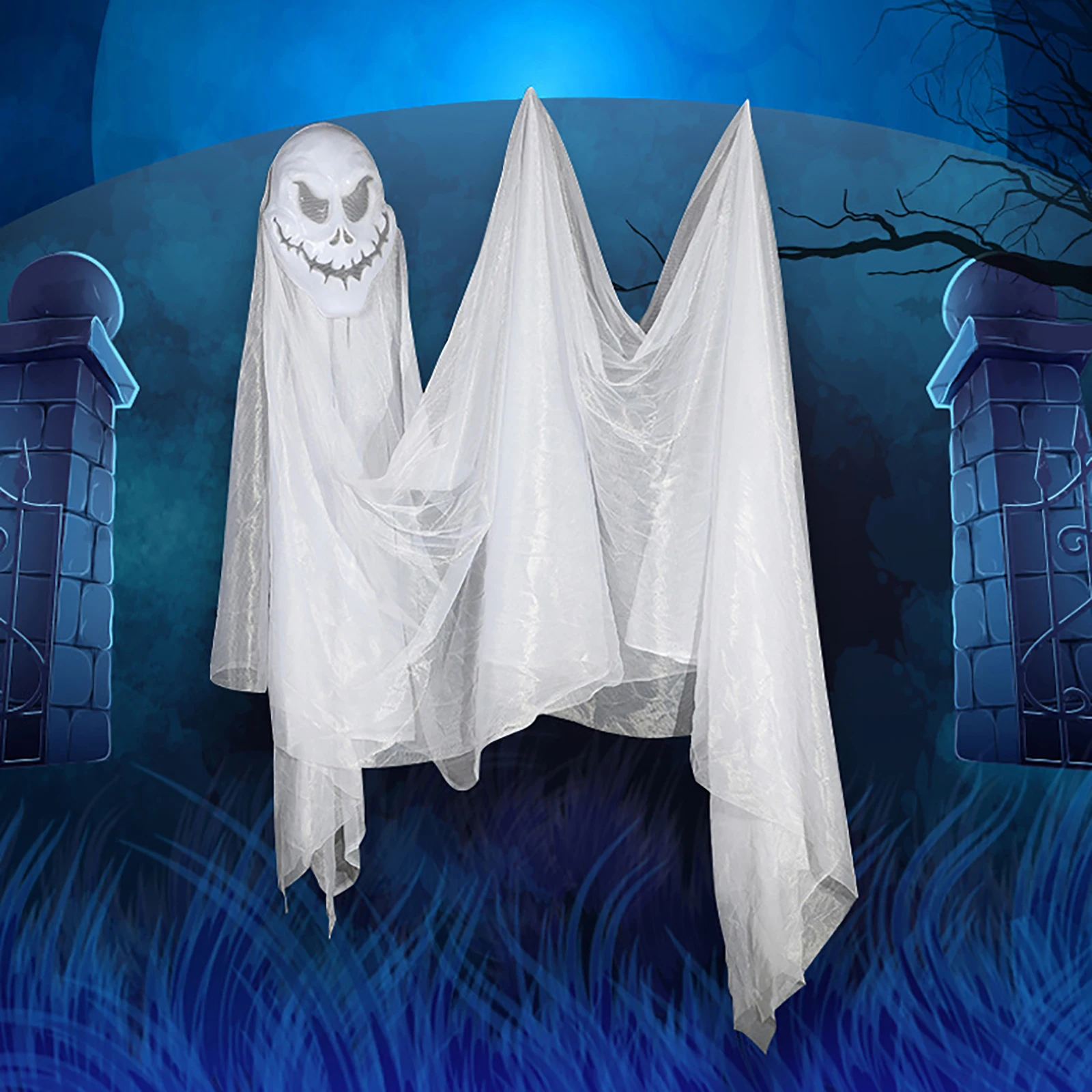 Halloween Hanging Ghost Ornament for Halloween Yard Party Decoration Props Terror Scary Haunted House Bar Decor
Halloween Hanging Ghost Ornament for Halloween Yard Party Decoration Props Terror Scary Haunted House Bar Decor