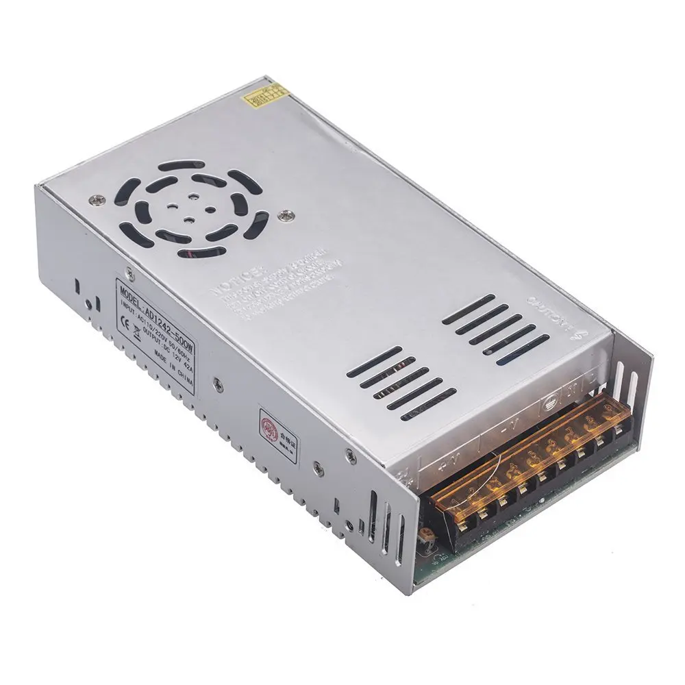 3pcs12V 42A 500W switching power supply adapter led strip light transformer led driver 12v dhl free shipping
3pcs12V 42A 500W switching power supply adapter led strip light transformer led driver 12v dhl free shipping