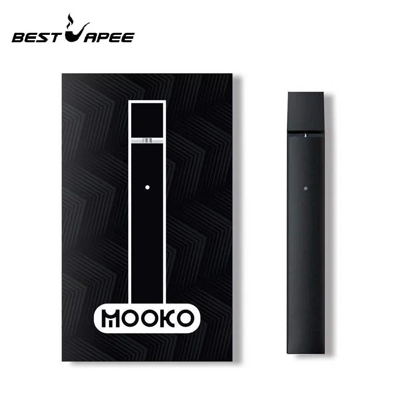 Портативный вейп карандаш MOOKO 4 цвета совместимый с juul pod светодиодный индикатор