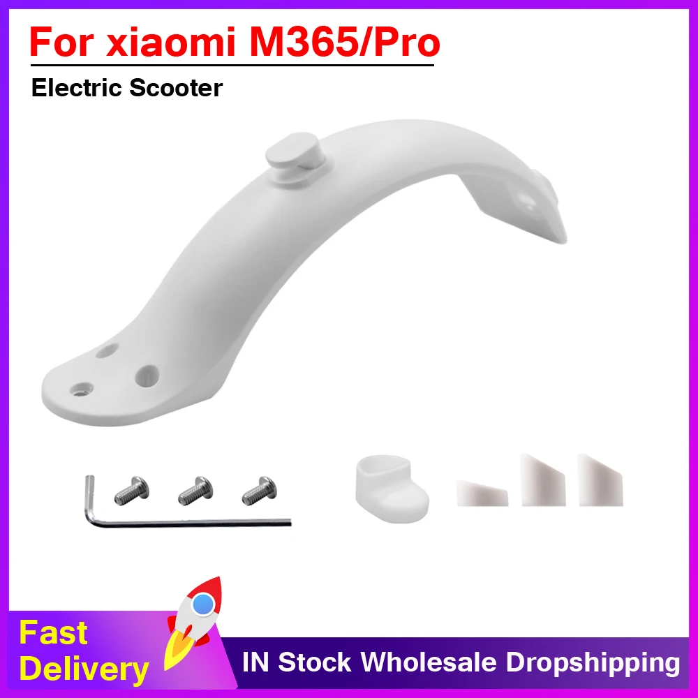 Rear Fender Mudguard Bracket Scooter Replacement Accessory for Xiaomi M365/ M365 Pro Scooter with Screws and Screw Caps
Rear Fender Mudguard Bracket Scooter Replacement Accessory for Xiaomi M365/ M365 Pro Scooter with Screws and Screw Caps