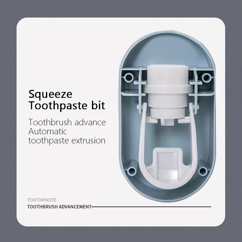 Fully Automatic Toothpaste Dispenser Perforated Toothbrush Toothpaste Storage Shelves Wall Hangers Lazy Extrusion For Bathroom
Fully Automatic Toothpaste Dispenser Perforated Toothbrush Toothpaste Storage Shelves Wall Hangers Lazy Extrusion For Bathroom