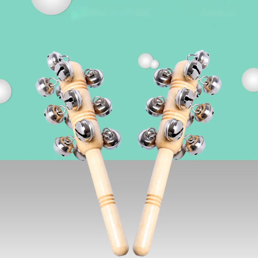 13 Jingle Bells Sleigh Bell On A Stick 13 Bells Percussion KIds Wooden Rattle Toy Baby Educational Musical Instrument Percussion
13 Jingle Bells Sleigh Bell On A Stick 13 Bells Percussion KIds Wooden Rattle Toy Baby Educational Musical Instrument Percussion