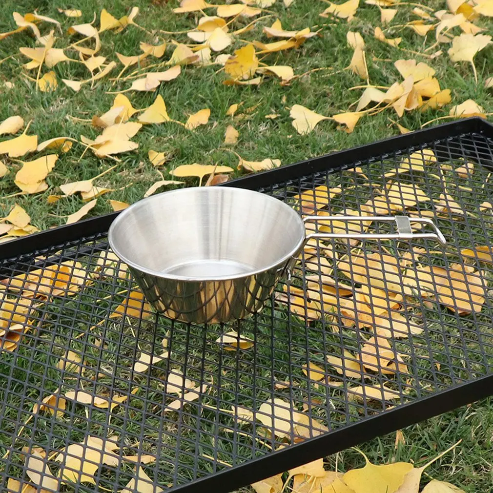 Hiking Stainless Steel Tableware 300ml Ultralight Titanium Cup Bowls Foldable Handle Bowl for Camping Picnic
Hiking Stainless Steel Tableware 300ml Ultralight Titanium Cup Bowls Foldable Handle Bowl for Camping Picnic