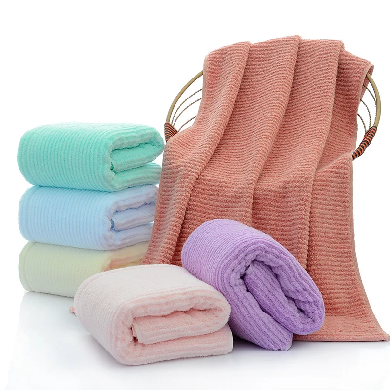 

Drop Shipping 70*140cm Large Thickened Cotton Bath Towel Bathroom For Adults Hotel Towels Terry Washcloth Travel Towel