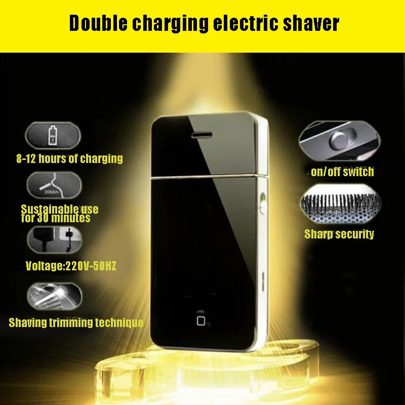 Chargeable Men Foil Slim Shaver Reciprocating Razor Face Care Tools NShopping
Chargeable Men Foil Slim Shaver Reciprocating Razor Face Care Tools NShopping