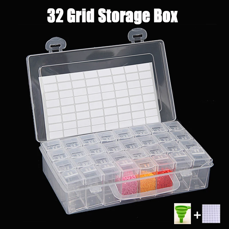 32/38/56/60/64/80 Bottles 5D Diamond Picture Box Storage Box Diamond Embroidery Tools Accessories Jewelry Bead Storage Box
32/38/56/60/64/80 Bottles 5D Diamond Picture Box Storage Box Diamond Embroidery Tools Accessories Jewelry Bead Storage Box