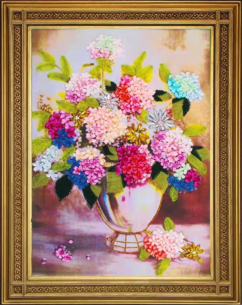3D DIY Ribbon Embroidery Kits Painting Sets Beginner Handcraft Flowers Needlework Kits Cross Stitch Arts Crafts Sewing Gift
3D DIY Ribbon Embroidery Kits Painting Sets Beginner Handcraft Flowers Needlework Kits Cross Stitch Arts Crafts Sewing Gift