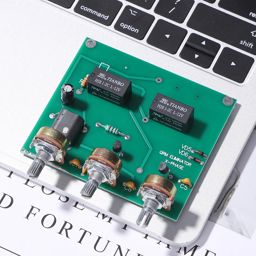 QRM Canceller Eliminator X-Phase 1-30 MHz HF Band PTT Control Finished Eliminator Board Diy Kit for Ham Radio
QRM Canceller Eliminator X-Phase 1-30 MHz HF Band PTT Control Finished Eliminator Board Diy Kit for Ham Radio