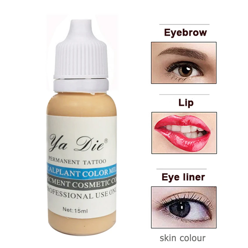 1/2 Oz. Permanent Makeup Microblading Pigment Tattoo Ink Eyebrow Lips Lasting Color Body Tattoo Art (skin colour)
1/2 Oz. Permanent Makeup Microblading Pigment Tattoo Ink Eyebrow Lips Lasting Color Body Tattoo Art (skin colour)