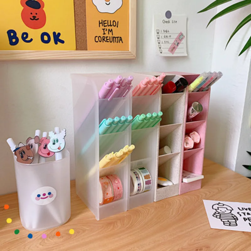 Multifunctional Ins Korea Ins Girl Heart Desktop Simple Cartoon Four Grid Oblique Pen Holder Makeup Brush Lipstick Storage Box
Multifunctional Ins Korea Ins Girl Heart Desktop Simple Cartoon Four Grid Oblique Pen Holder Makeup Brush Lipstick Storage Box