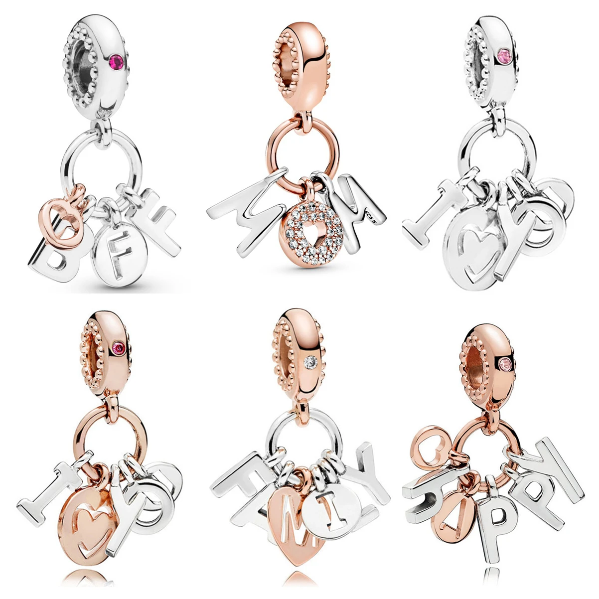 Baofu 925 Sterling Silver Pendant Shiny Love Birthday Family Letter Charm Suitable For Original Women Necklace Bracelet Jewelry
Baofu 925 Sterling Silver Pendant Shiny Love Birthday Family Letter Charm Suitable For Original Women Necklace Bracelet Jewelry