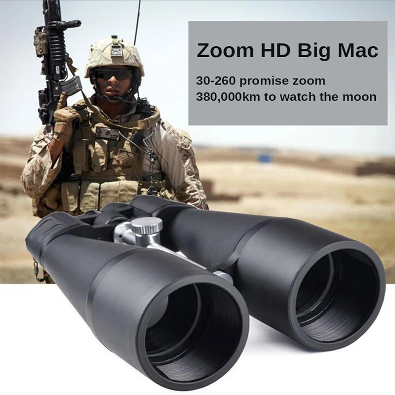 High Quality 30-260X160 Binoculars Long Range Zoom HD Powerful Telescope Low Light Night Vision Monoculars for Hunting Camping
High Quality 30-260X160 Binoculars Long Range Zoom HD Powerful Telescope Low Light Night Vision Monoculars for Hunting Camping