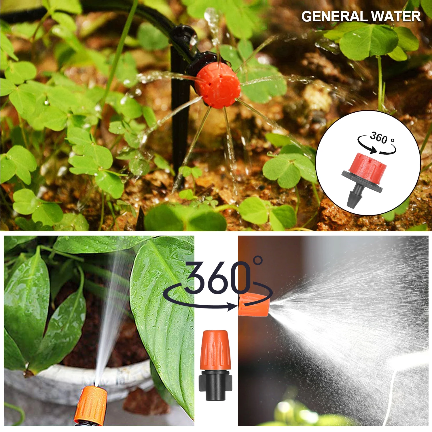 Plant Watering Drip Irrigation Kit DIY Watering System with Electronic Automatic Irrigation Timer Nozzles for Garden Lawn Patio
Plant Watering Drip Irrigation Kit DIY Watering System with Electronic Automatic Irrigation Timer Nozzles for Garden Lawn Patio