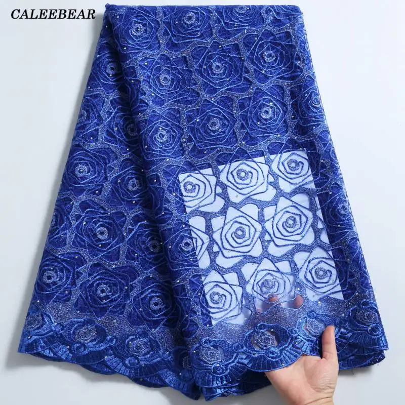 2021 High Quality African Net Lace Fabric Royal Blue French Lace Fabric Nigerian Lace Fabric For Women Wedding Party Dress S2274
2021 High Quality African Net Lace Fabric Royal Blue French Lace Fabric Nigerian Lace Fabric For Women Wedding Party Dress S2274