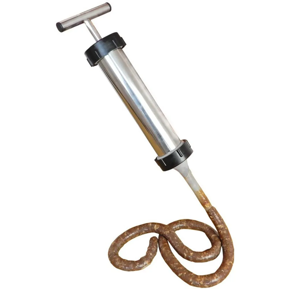 Stainless Steel Sausage Maker Meat Stuffer Syringe Filler Hand Operated Machine Homemade Sausage Making Tools Kit
Stainless Steel Sausage Maker Meat Stuffer Syringe Filler Hand Operated Machine Homemade Sausage Making Tools Kit