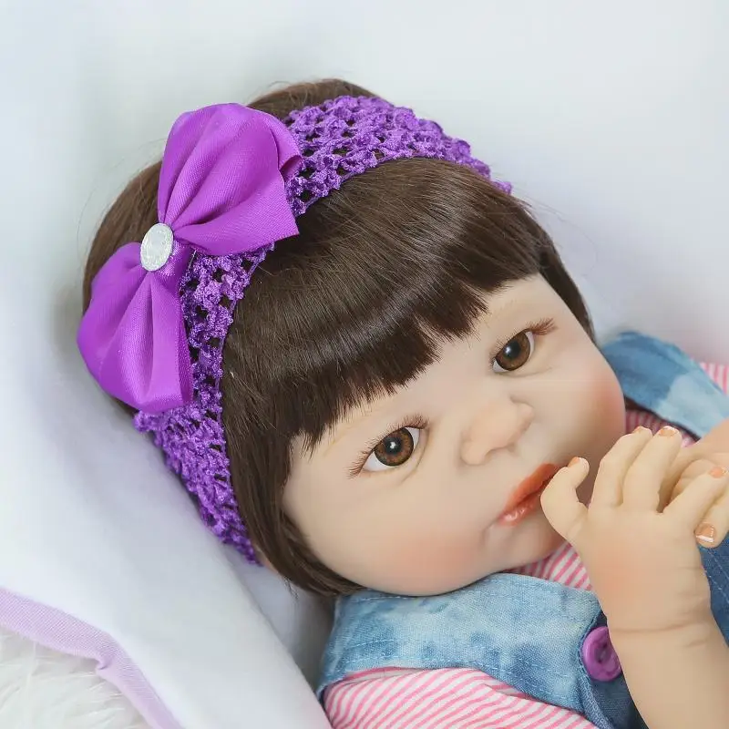 NPK 57cm full silicone lifelike newborn baby girl best Children's Day gift Christmas gift silicone reborn baby dolls
NPK 57cm full silicone lifelike newborn baby girl best Children's Day gift Christmas gift silicone reborn baby dolls