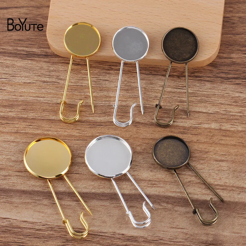 BoYuTe (20 Pieces/Lot) 20MM 25MM Cabochon Tray Blank Brooch Base Settings Diy Handmade Jewelry Findings
BoYuTe (20 Pieces/Lot) 20MM 25MM Cabochon Tray Blank Brooch Base Settings Diy Handmade Jewelry Findings