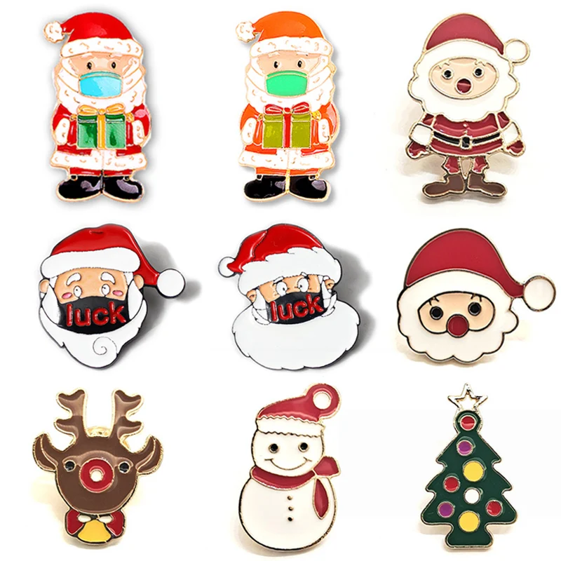 Cute Cartoon Christmas Santa Claus Snowman Enmael Alloy Badge Brooch Pin Fashion Christmas Jewelry Gift 2021 New
Cute Cartoon Christmas Santa Claus Snowman Enmael Alloy Badge Brooch Pin Fashion Christmas Jewelry Gift 2021 New