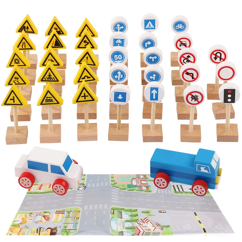 Children traffic wooden toys road vehicle simulation traffic light learning educational games building block present
Children traffic wooden toys road vehicle simulation traffic light learning educational games building block present