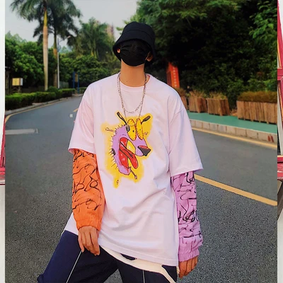 Long-sleeved t-shirt autumn and winter thickened plus velvet cotton inside tide modal solid color
Long-sleeved t-shirt autumn and winter thickened plus velvet cotton inside tide modal solid color