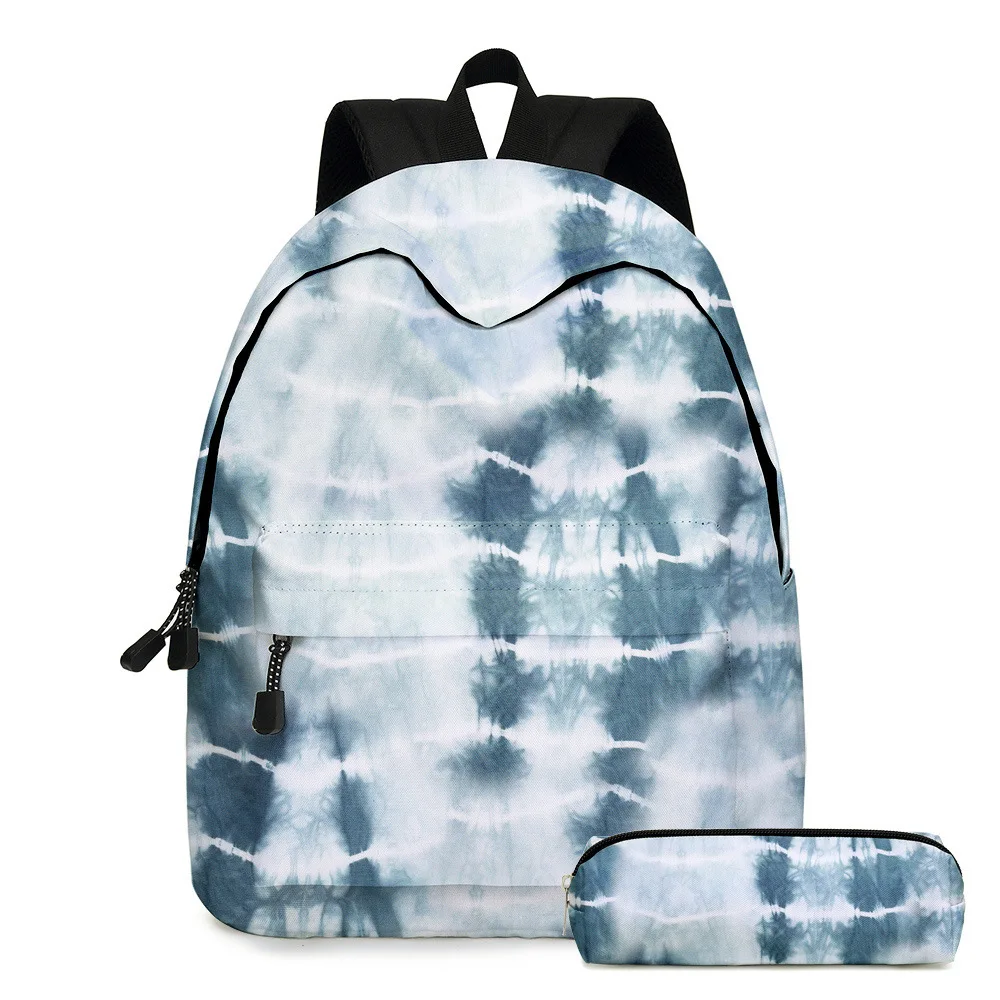 2021 new tie-dye series two-piece primary school schoolbag, children's schoolbag and pencil case
2021 new tie-dye series two-piece primary school schoolbag, children's schoolbag and pencil case