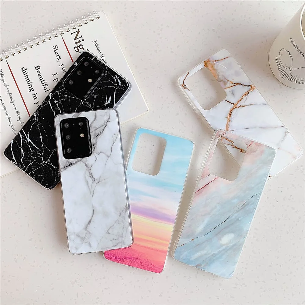 Luxury Marble Phone Case for Samsung Galaxy S20 Plus Ultra S10 S9 S8 S7 Edge S Note 10 20 Pro Slim Soft TPU Cover Stone Texture 
Luxury Marble Phone Case for Samsung Galaxy S20 Plus Ultra S10 S9 S8 S7 Edge S Note 10 20 Pro Slim Soft TPU Cover Stone Texture