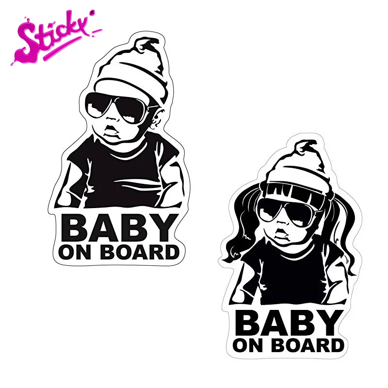 STICKY Funny Baby On Board Car Sticker Decal Waterproof Sunscreen For Bicycle Motorcycle Accessories Laptop Helmet Trunk Wall
STICKY Funny Baby On Board Car Sticker Decal Waterproof Sunscreen For Bicycle Motorcycle Accessories Laptop Helmet Trunk Wall