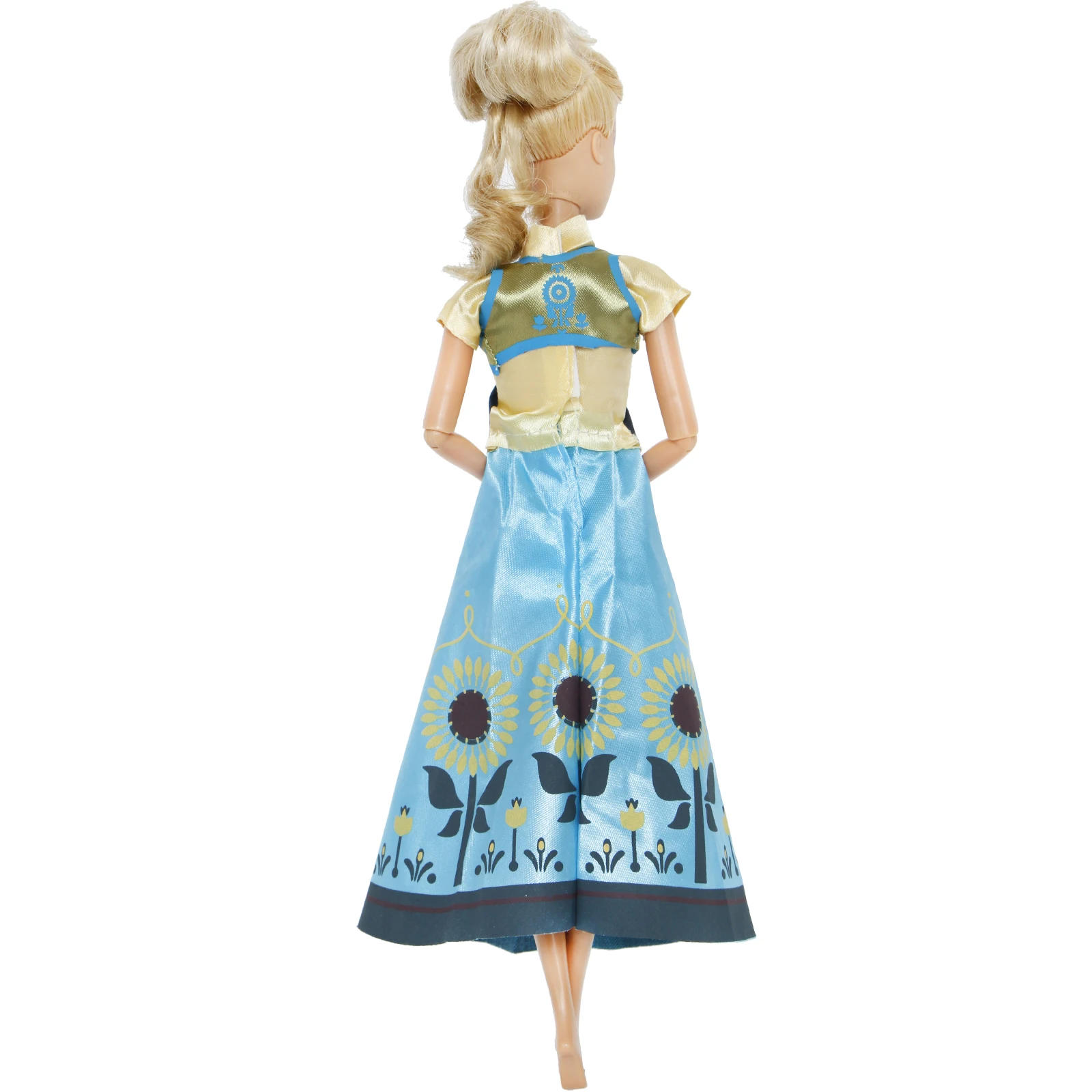 1 комплект ручной работы Косплей Сказочный наряд куклы аксессуары синее платье с