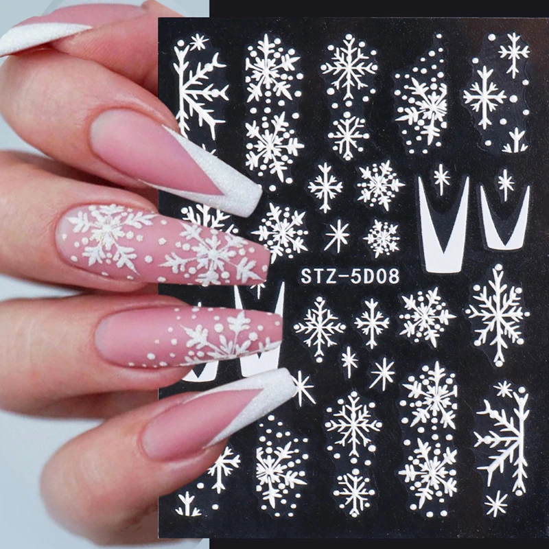 New craft nail stickers Japanese stickers 5d nail stickers three-dimensional snowflake stickers Design for Nail Design
New craft nail stickers Japanese stickers 5d nail stickers three-dimensional snowflake stickers Design for Nail Design