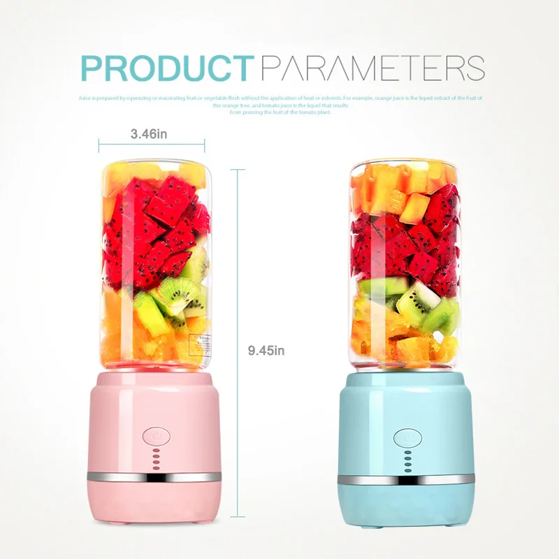 Portable Personal Juicer for Shakes and Smoothies Fruit Thickened Glass Cup with Bottom Non Slip Pad J99Store
Portable Personal Juicer for Shakes and Smoothies Fruit Thickened Glass Cup with Bottom Non Slip Pad J99Store