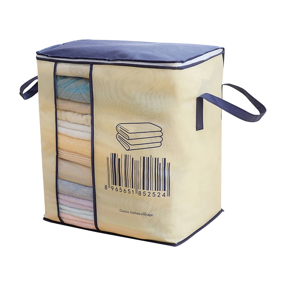 Foldable Storage Bins with Lid Storage Bag Ogranizer for Quilts, Comforters, Blankets with Dual Handles, Clear Window
Foldable Storage Bins with Lid Storage Bag Ogranizer for Quilts, Comforters, Blankets with Dual Handles, Clear Window