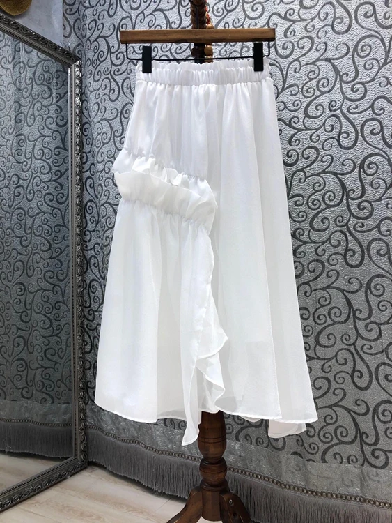 2021 new women fashion sexy elastic waist solid color decoration irregular and versatile mid-length skirt 524
2021 new women fashion sexy elastic waist solid color decoration irregular and versatile mid-length skirt 524