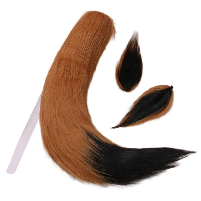 Fox Ears Tail Double Color Wolf Beast Ear Hairpin Animal Headband Adjustable Belt Cosplay Props Party Decor Anime Accessories
Fox Ears Tail Double Color Wolf Beast Ear Hairpin Animal Headband Adjustable Belt Cosplay Props Party Decor Anime Accessories