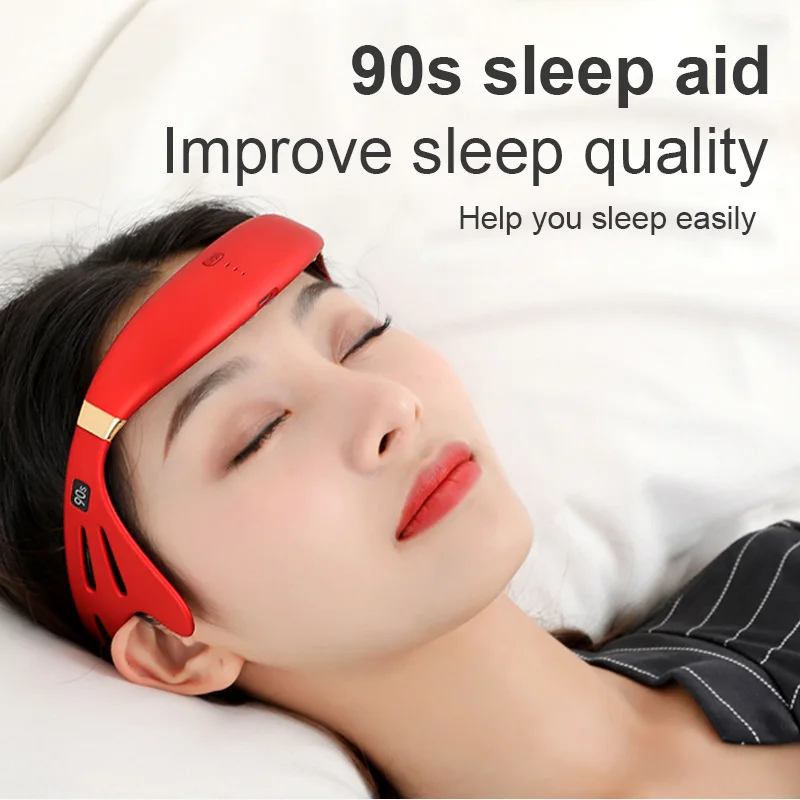 

Smart Electromagnetic Sleep Aid Massager Hypnosis Soothe The Nerves Fast Sleep High Pressure Relief Massag Therapy Instrument