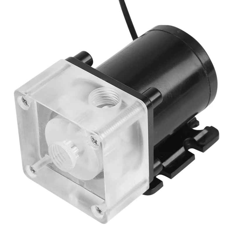 12V 0.8A 10W G1/4 Thread Low Noise Water Pump for CPU PC Computer Cooling System
12V 0.8A 10W G1/4 Thread Low Noise Water Pump for CPU PC Computer Cooling System