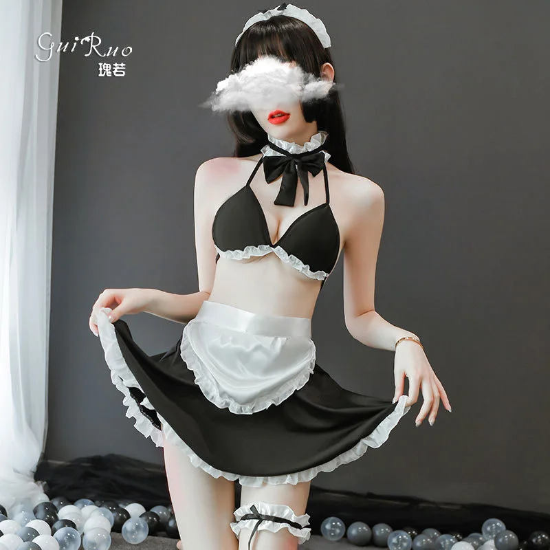 Kawaii Bra Mini Skirt Lace Maid Bunny Uniform Lolita Sexy Lingerie School Girl Sailor Cosplay Outfits Role Playing Costumes
Kawaii Bra Mini Skirt Lace Maid Bunny Uniform Lolita Sexy Lingerie School Girl Sailor Cosplay Outfits Role Playing Costumes