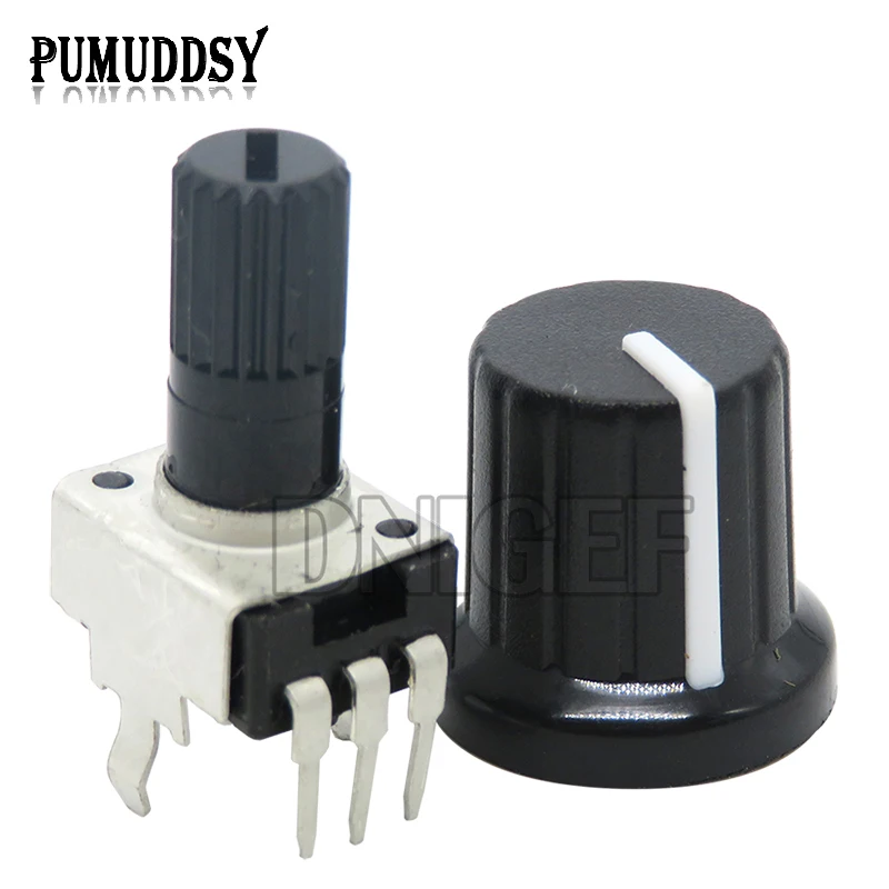 5Set=10PCS RV09 Vertical 1K ~ 500K Ohm Adjustable Resistor 3pin Seal Potentiometer For Arduino With Knob White Cap (5PCS+5PCS)
5Set=10PCS RV09 Vertical 1K ~ 500K Ohm Adjustable Resistor 3pin Seal Potentiometer For Arduino With Knob White Cap (5PCS+5PCS)