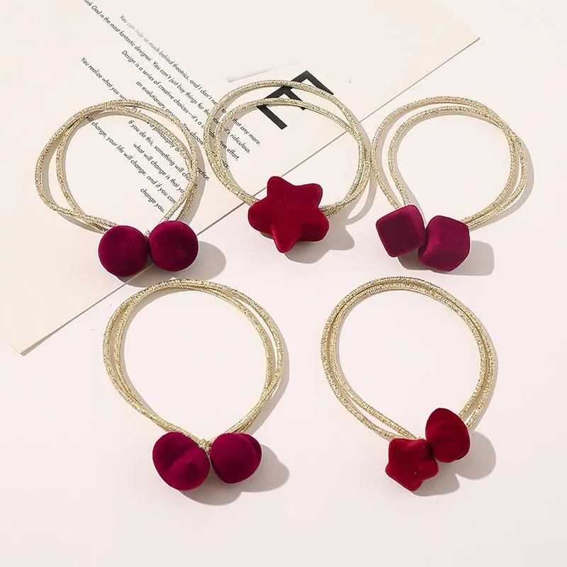 New Red Velvet Scrunchie Elastic Rubber Bands Geometric Fashion Headband Ponytail Holder Hair Rope Hair Ties Hair Accessoires
New Red Velvet Scrunchie Elastic Rubber Bands Geometric Fashion Headband Ponytail Holder Hair Rope Hair Ties Hair Accessoires