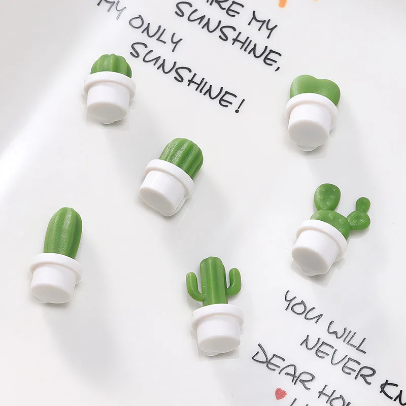6PCS Mini Cute Cactus Fridge Magnets Notice Stickers Photo Fridge Magnet Decor Locker Office Home Kitchen Decoration Accessories
6PCS Mini Cute Cactus Fridge Magnets Notice Stickers Photo Fridge Magnet Decor Locker Office Home Kitchen Decoration Accessories